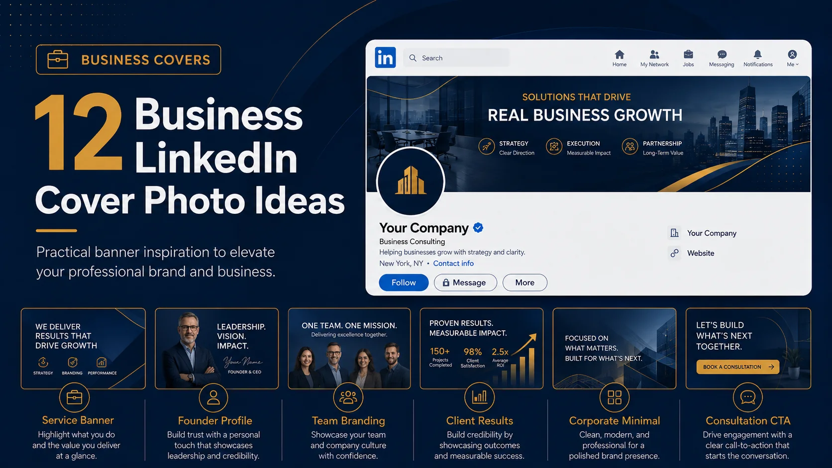 Featured image for Business LinkedIn Cover Photo Ideas article