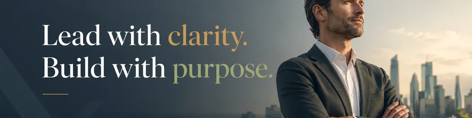 Quote LinkedIn cover photo example with a short leadership quote