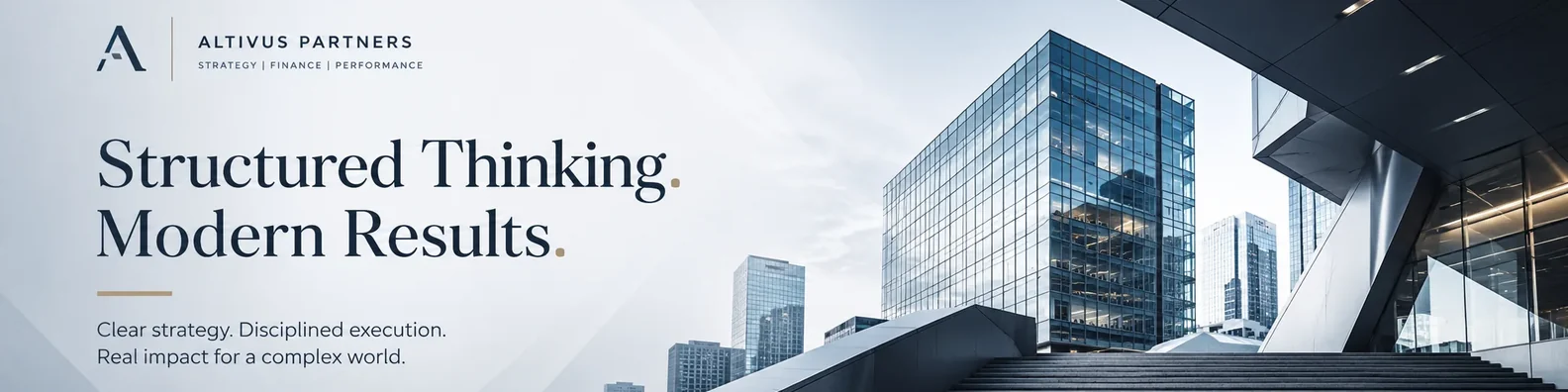 Urban LinkedIn cover photo example with modern architecture cover